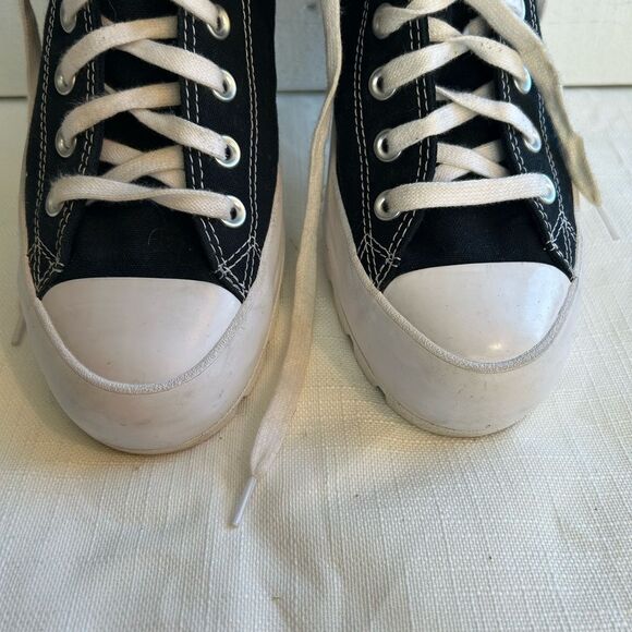 Womens Converse Chuck Taylor All Star Lugged Heel High-Top Sneaker - Black 10.5 - Picture 3 of 8